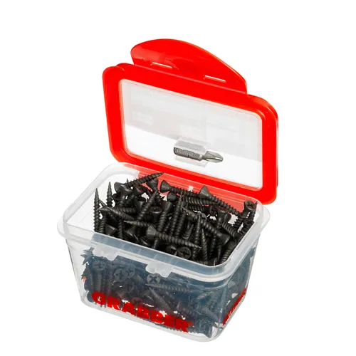 Spånskiveskruv Trä/Stål 3,8x28 mm, Fosfaterad, 200 st/frp