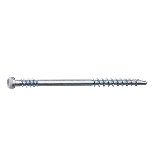 Listskruv m. borrspets & stödgänga Trä/Stål 3,3x62 mm, Vit, 100 st/frp