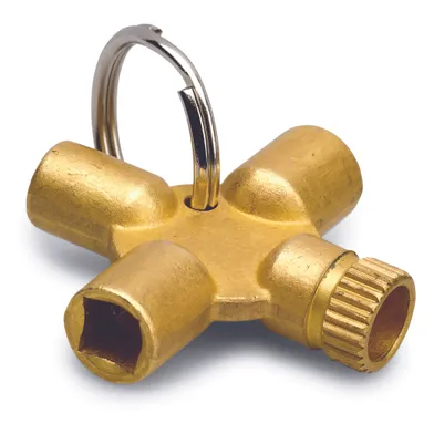 Luftningsnyckel kombi 4-vägs