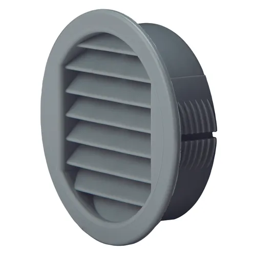 Ventilgaller för skåp Ø 50 mm, Grå, 4-pack
