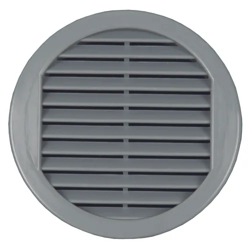 Ventilgaller för skåp Ø 80 mm, Grå, 2-pack