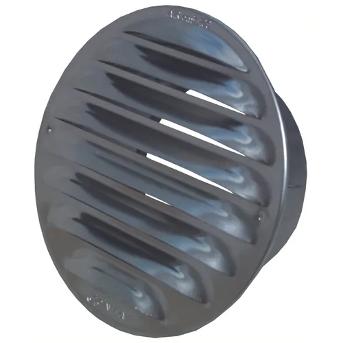 Ytterväggsgaller aluminium med Stos Ø 100 mm