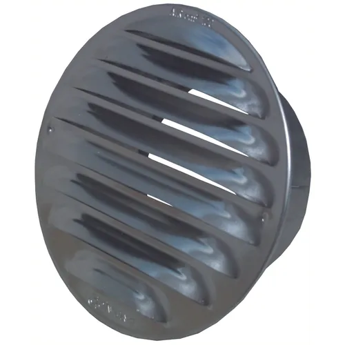 Ytterväggsgaller aluminium med Stos Ø 100 mm