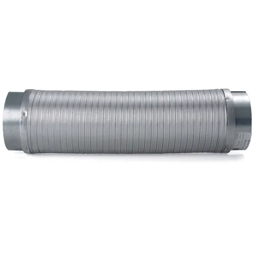 Aluminiumslag med muff Ø 125x1500 mm