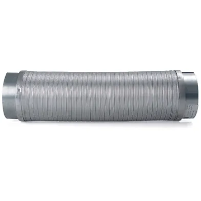 Aluminiumslag med muff Ø 125x1500 mm