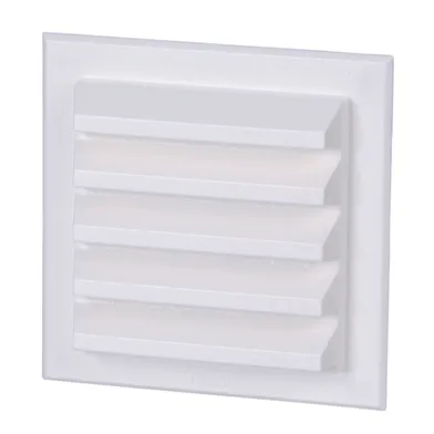 Fyrkantsgaller 115 mm Vit