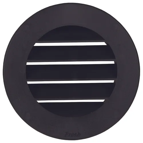 Ventilgaller plast Ø 98/140 mm, Stos, Svart