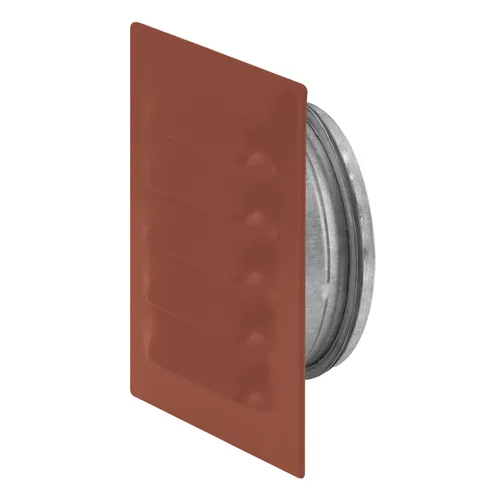 Galler med stos, Metall Ø 100 mm, Tegelröd, 145x145 mm