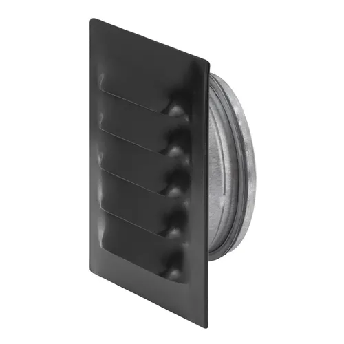 Galler med stos, Metall Ø 100 mm, Svart, 145x145 mm