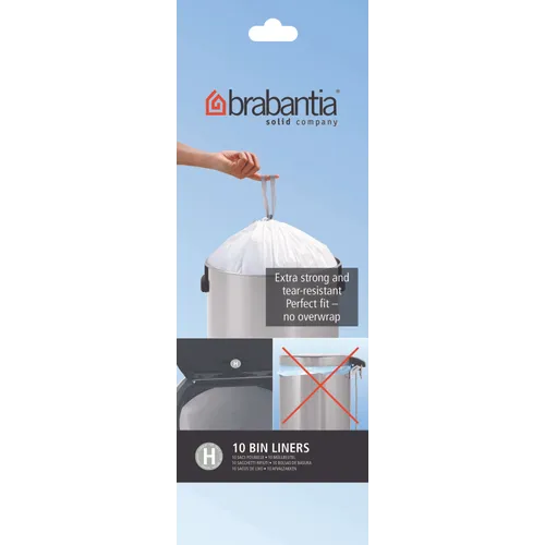 Avfallspåse m. knytband 50-60 l 10 st