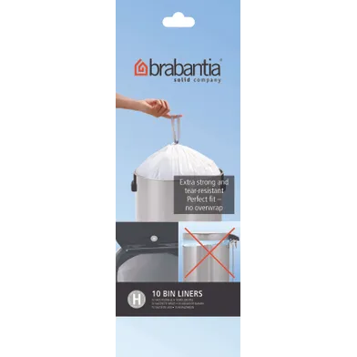 Avfallspåse m. knytband 50-60 l 10 st