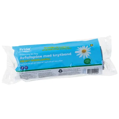 Avfallspåse m. knytband 30 l