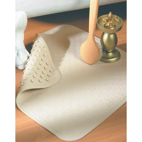 Halkmatta för badkar 52x52 cm, Vit