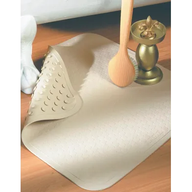 Halkmatta för badkar 52x52 cm, Vit