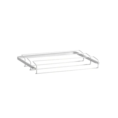 Utdragsram m. skoställ, Vit 96x605x430 mm