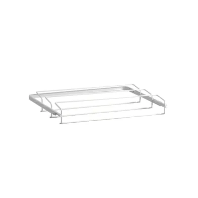 Utdragsram m. skoställ, Vit 96x605x430 mm