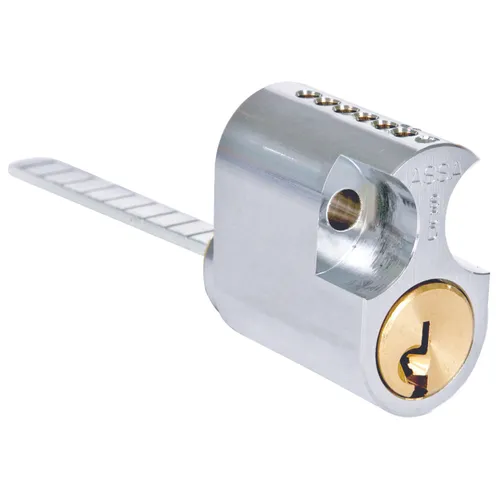 Cylinder 1209 Krom, Inkl. 3 nycklar