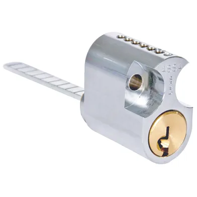 Cylinder 1209 Krom, Inkl. 3 nycklar