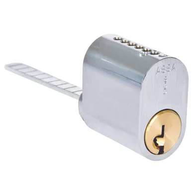 Cylinder 1207 Krom, Inkl. 3 nycklar