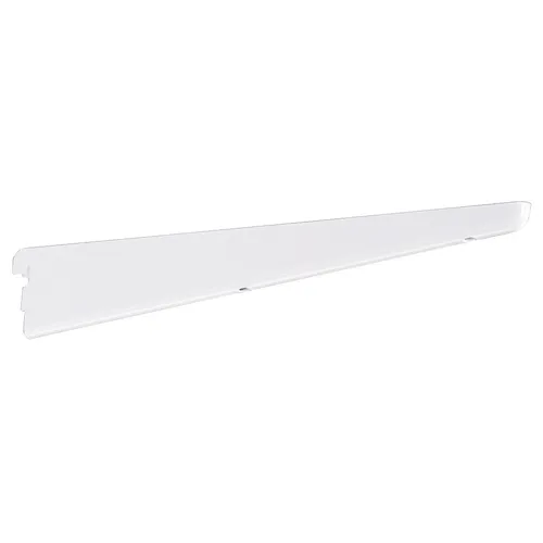 Konsol m. urtag f. klädstångshållare, Vit 370 mm