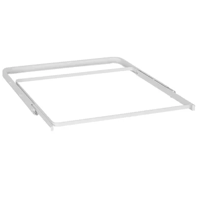 Utdragsram för back 45x40 cm, Vit