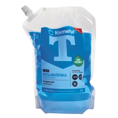 Spolarvätska T-Blå 3 l, Färdigblandad