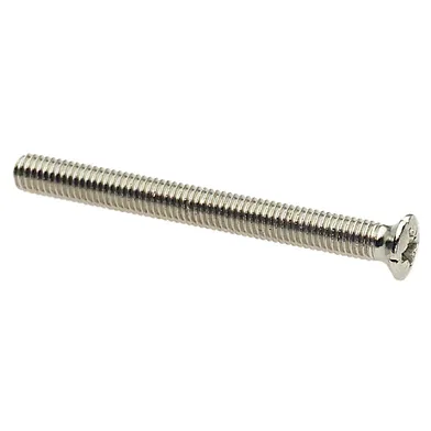 Handtagsskruvsats Assa 90 mm med hylsmutter Krom
