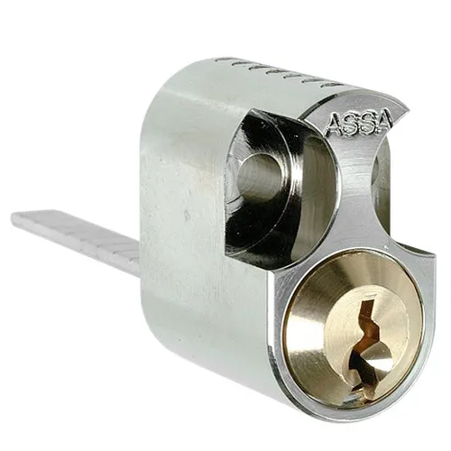 Låscylinder 1207 oval Krom, 3 nycklar