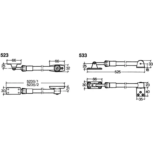 Dörrbroms Fix 523T/1 Vit