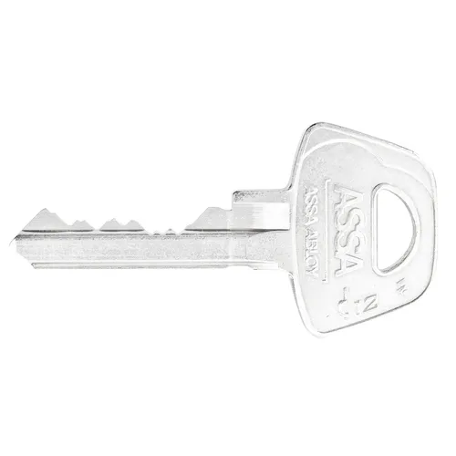 Låscylinder 1207 oval Krom, 3 nycklar