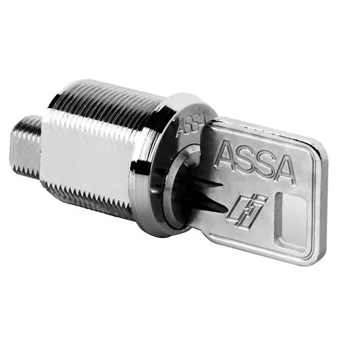 Skåplås Assa 10450 nickel med 2 nycklar