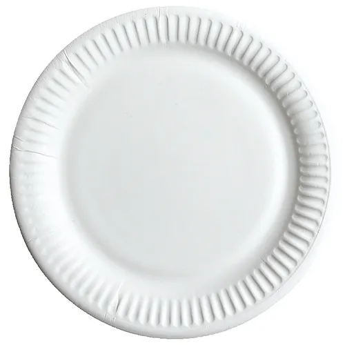Assiett Papp 15 cm, Vit