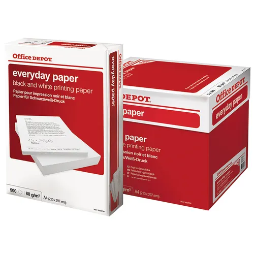 Kopieringspapper Everyday 80 g A4, hålat, 500 st