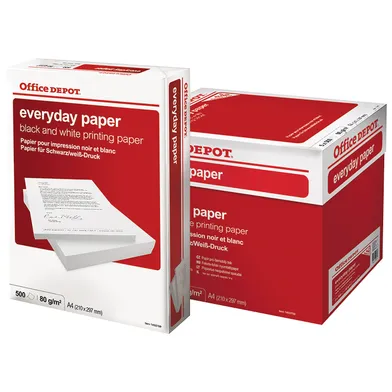 Kopieringspapper Everyday 80 g A4, hålat, 500 st