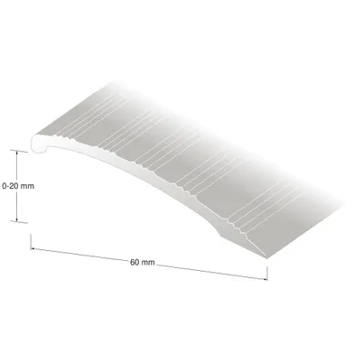 Nivålist 0-22 mm 270 cm, Silver, Ka 14