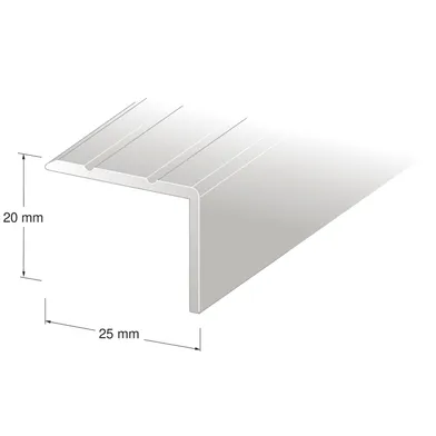 Trappnos 25x20 mm 100 cm, Silver, Nr 213