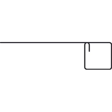 Kantbygel K200 8 mm 800x200x200x200 mm