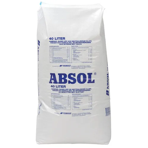 Absorberingsgranulat Absol i säck 40 l