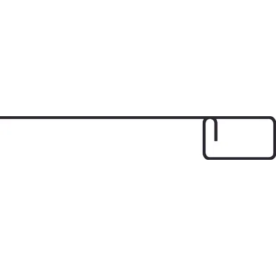 Kantbygel K120 8 mm 750x120x200x120 mm