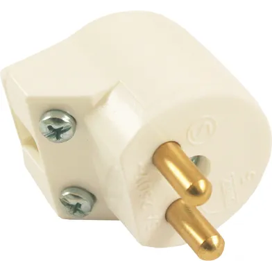 Lamppropp 2-polig ojordad Sidoingång, Vit