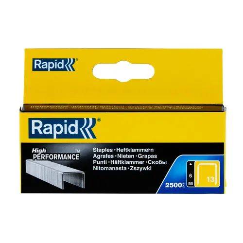 Häftklammer Nr 13 6 mm, 2500 st/frp