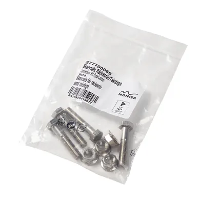 Skarvsats för räckesrör & takstege M8x40 mm, 20 st/frp