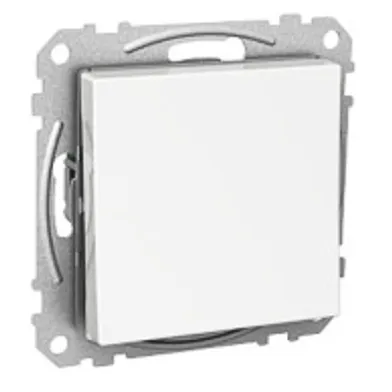 Strömbrytare Exxact infälld Kors, Vit