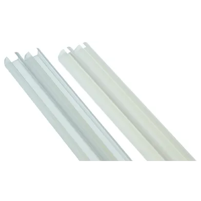 Ledningslist självhäftande 2 m 7,5x6 mm, Transparent