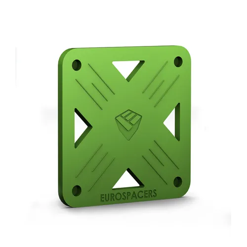 Pallningsbricka Extra Large, 95x95 mm Grön, 5 mm