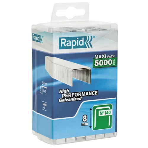 Häftklammer Nr 140 8 mm, 5000 st/frp