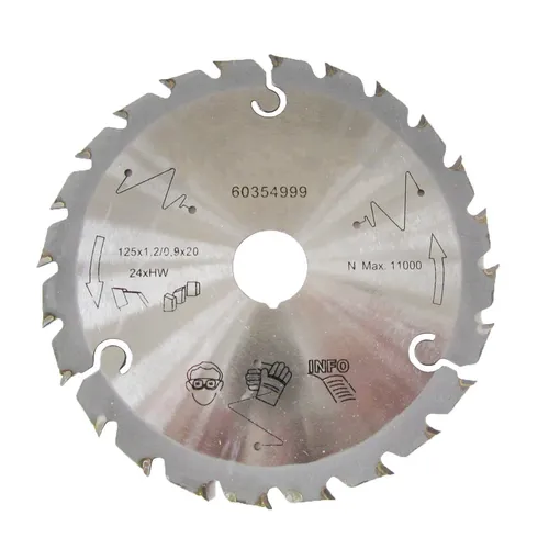 Cirkelsågklinga HM Trä 125/20, 24T