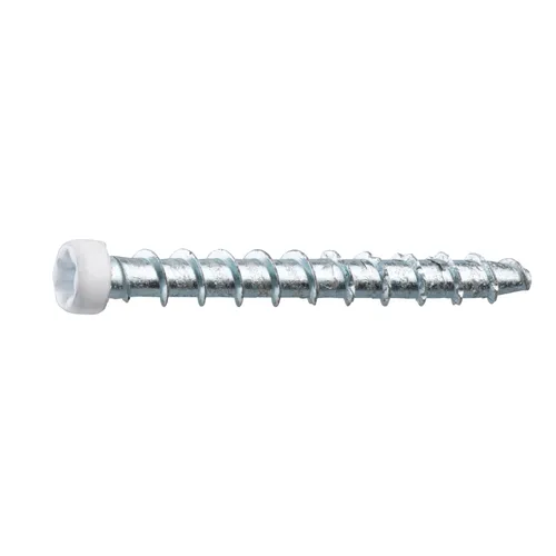 Listskruv Betong 4,5x40 mm, Vit, 100 st/frp