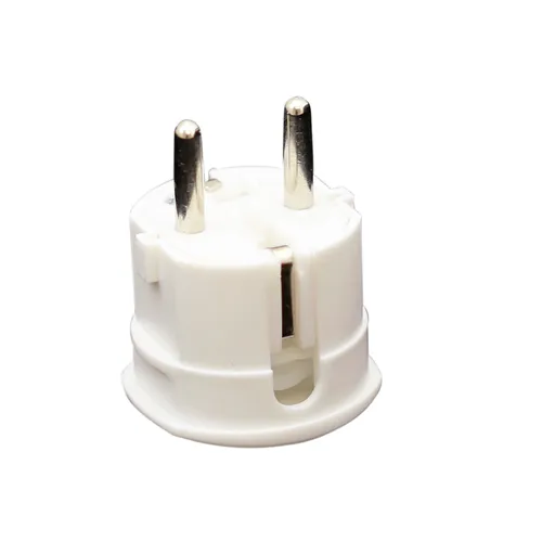 Stickpropp jordad, sidoingång IP20, Vit