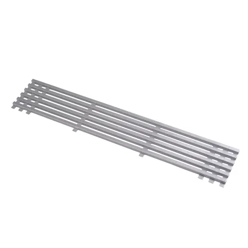 Kylskåpsgaller 600x100 mm Silver